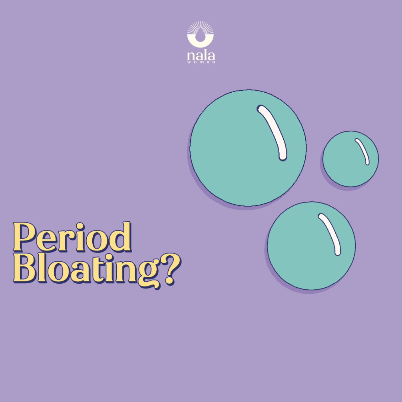 Ever feel extra gassy during your period? It might be period bloating 🩸