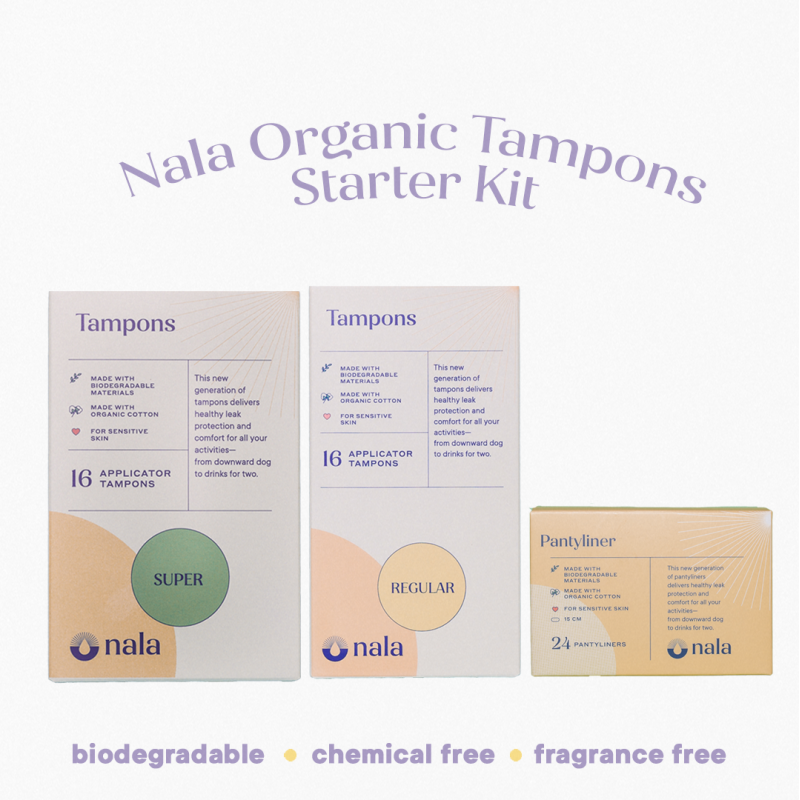 Nala Organic Tampons Starter Kit